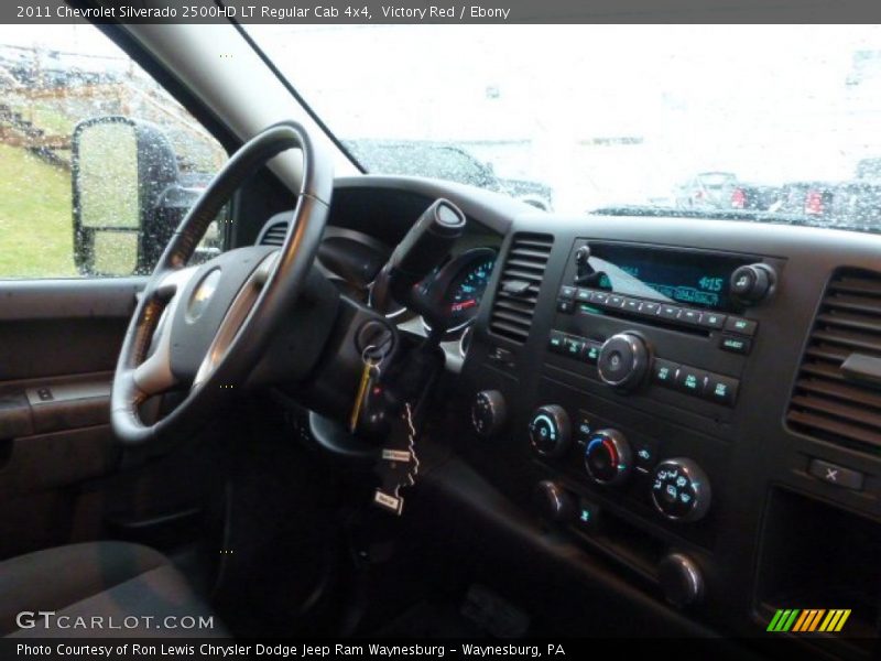 Victory Red / Ebony 2011 Chevrolet Silverado 2500HD LT Regular Cab 4x4