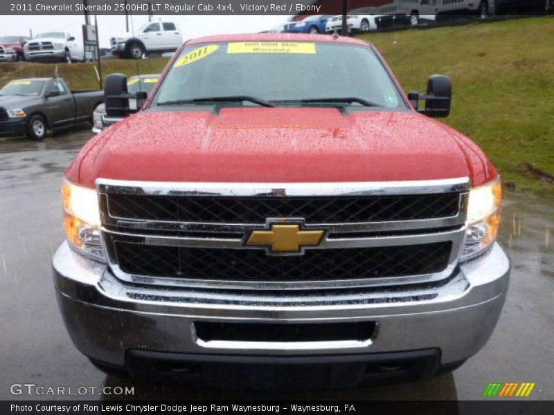 Victory Red / Ebony 2011 Chevrolet Silverado 2500HD LT Regular Cab 4x4