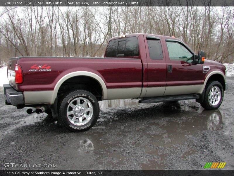  2008 F350 Super Duty Lariat SuperCab 4x4 Dark Toreador Red