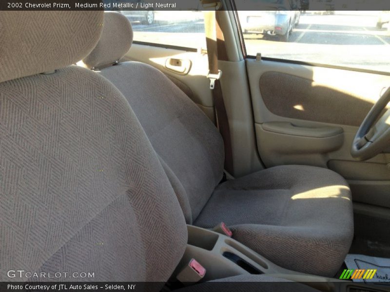 Medium Red Metallic / Light Neutral 2002 Chevrolet Prizm