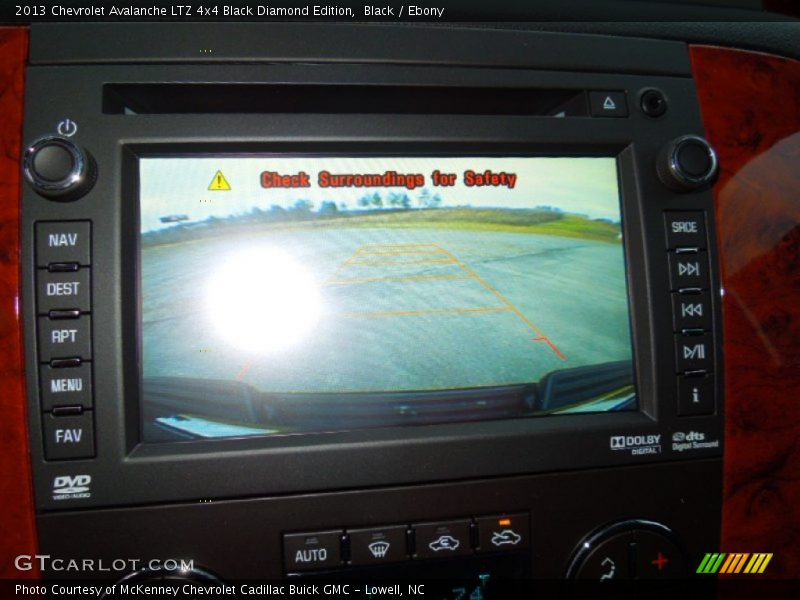 Black / Ebony 2013 Chevrolet Avalanche LTZ 4x4 Black Diamond Edition