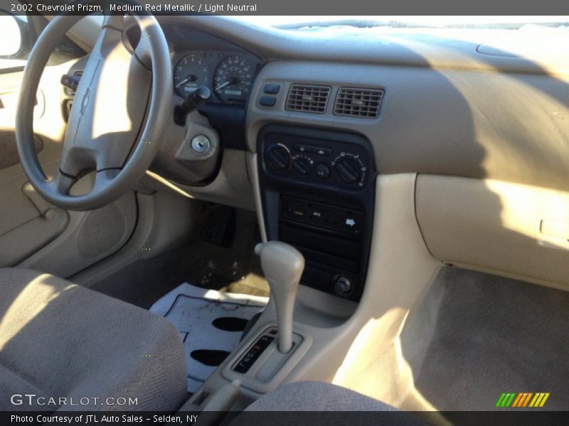 Medium Red Metallic / Light Neutral 2002 Chevrolet Prizm