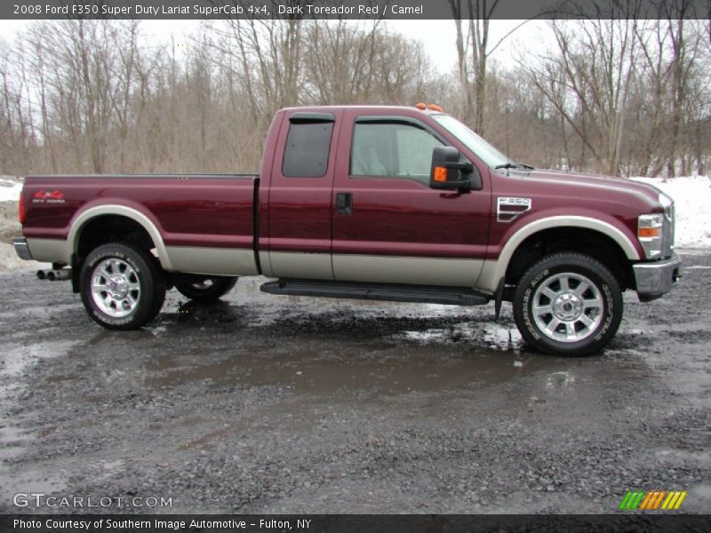 2008 F350 Super Duty Lariat SuperCab 4x4 Dark Toreador Red