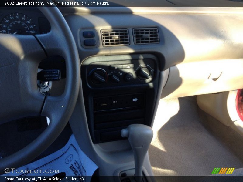 Medium Red Metallic / Light Neutral 2002 Chevrolet Prizm