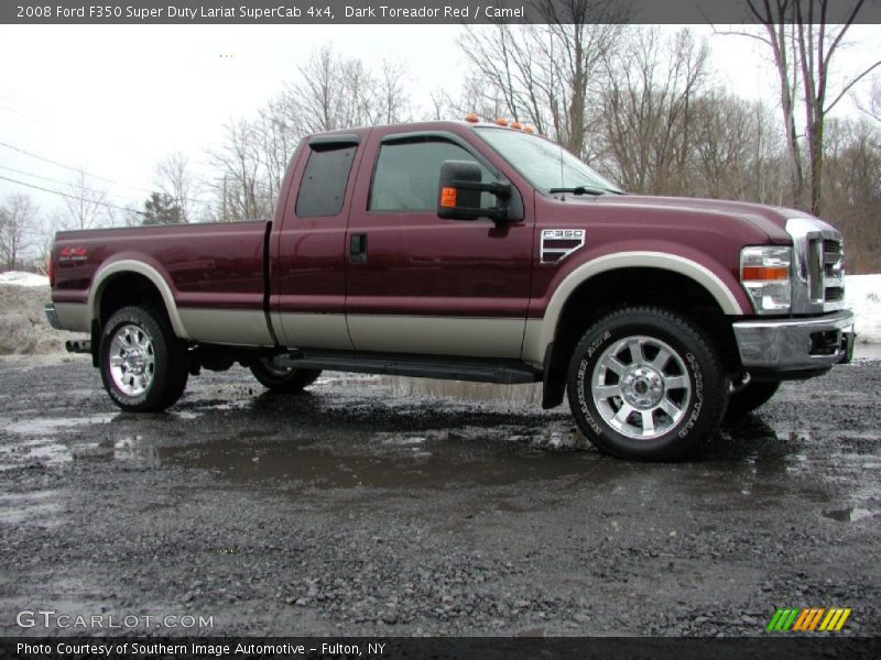  2008 F350 Super Duty Lariat SuperCab 4x4 Dark Toreador Red