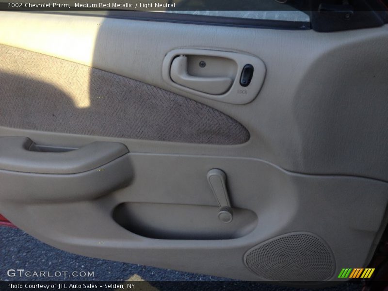 Medium Red Metallic / Light Neutral 2002 Chevrolet Prizm