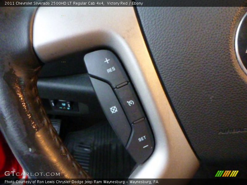 Victory Red / Ebony 2011 Chevrolet Silverado 2500HD LT Regular Cab 4x4