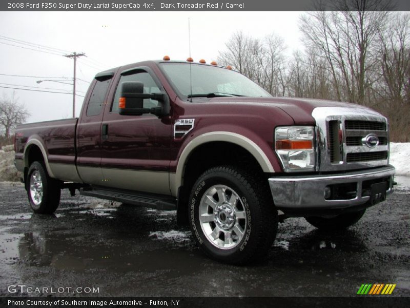 Front 3/4 View of 2008 F350 Super Duty Lariat SuperCab 4x4