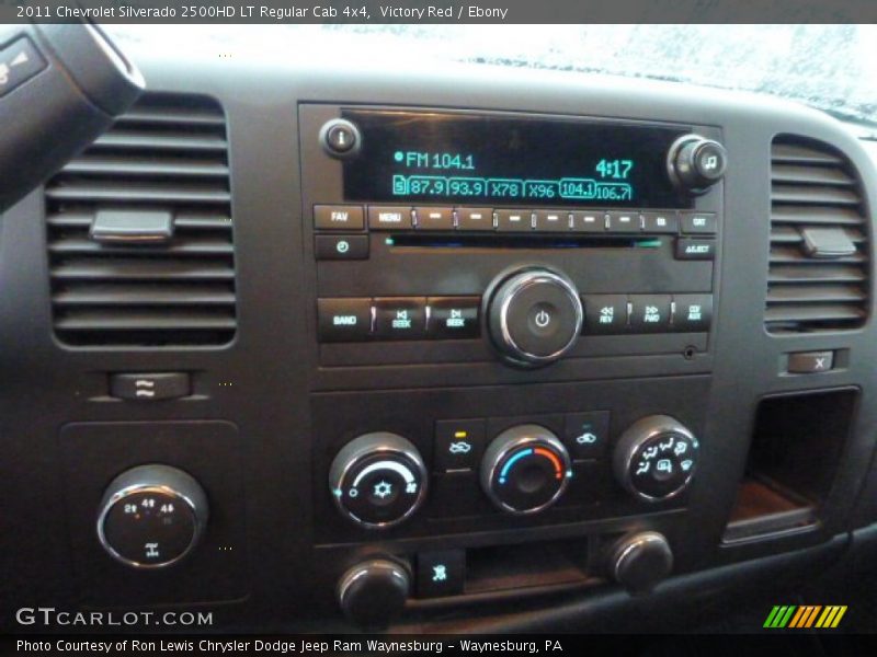 Victory Red / Ebony 2011 Chevrolet Silverado 2500HD LT Regular Cab 4x4