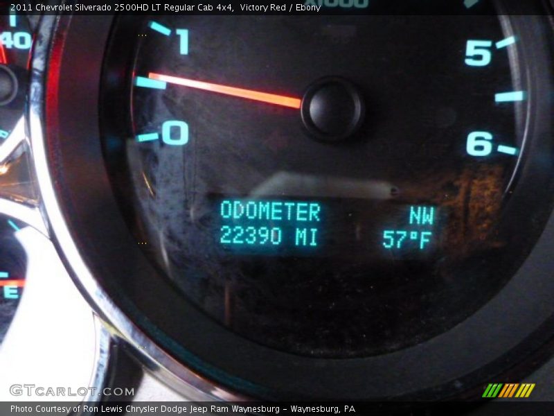 Victory Red / Ebony 2011 Chevrolet Silverado 2500HD LT Regular Cab 4x4