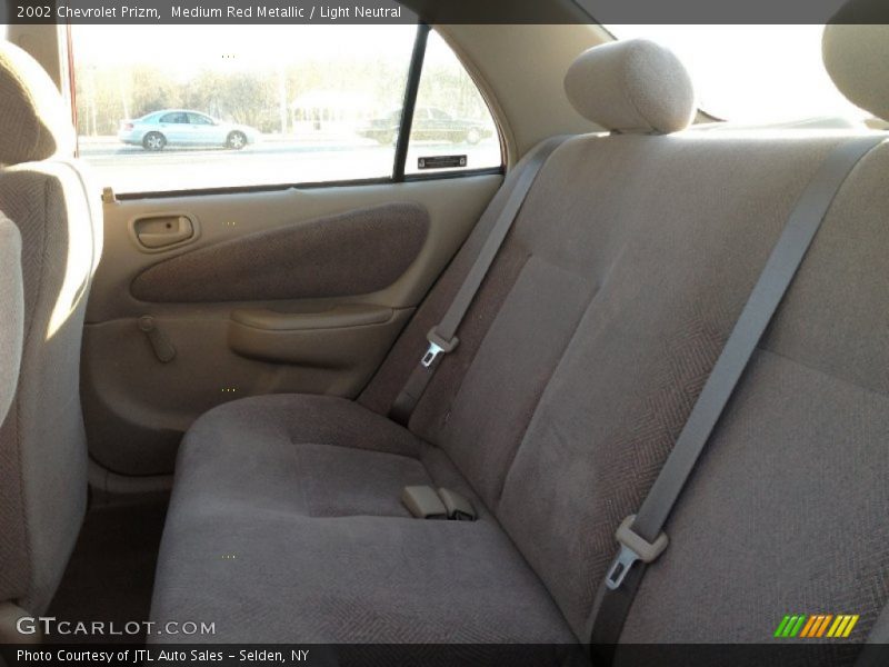 Medium Red Metallic / Light Neutral 2002 Chevrolet Prizm
