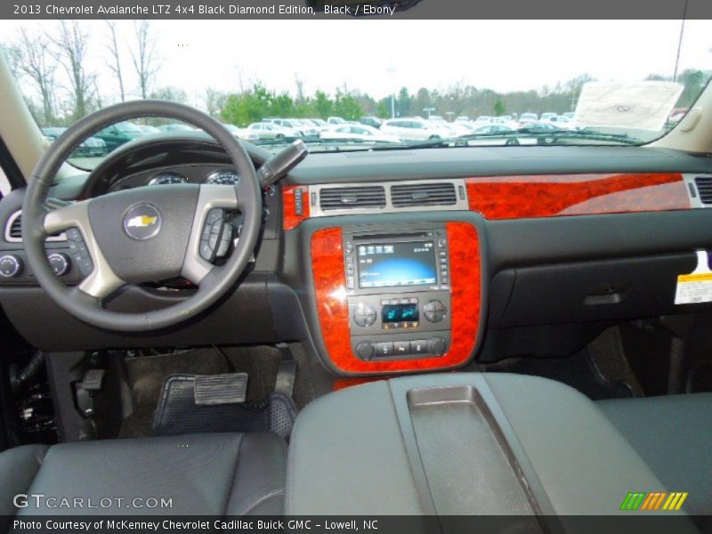 Black / Ebony 2013 Chevrolet Avalanche LTZ 4x4 Black Diamond Edition