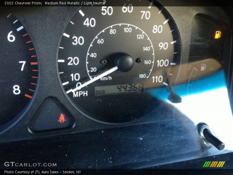 Medium Red Metallic / Light Neutral 2002 Chevrolet Prizm