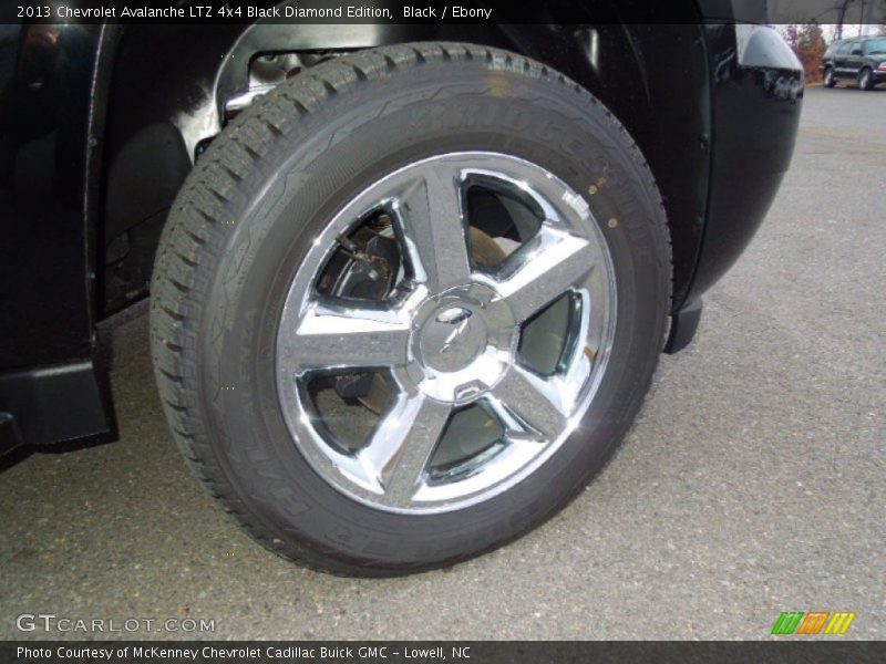 Black / Ebony 2013 Chevrolet Avalanche LTZ 4x4 Black Diamond Edition