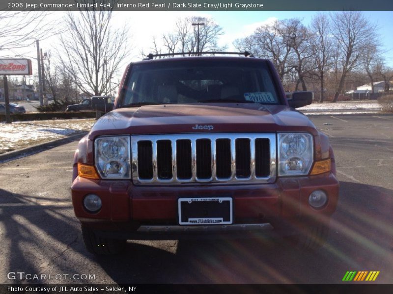 Inferno Red Pearl / Dark Slate Gray/Light Graystone 2006 Jeep Commander Limited 4x4