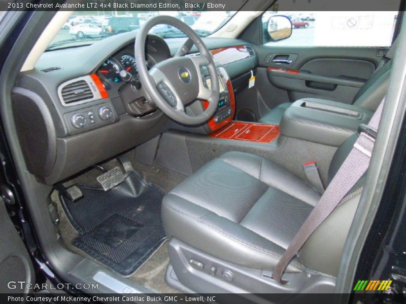 Black / Ebony 2013 Chevrolet Avalanche LTZ 4x4 Black Diamond Edition
