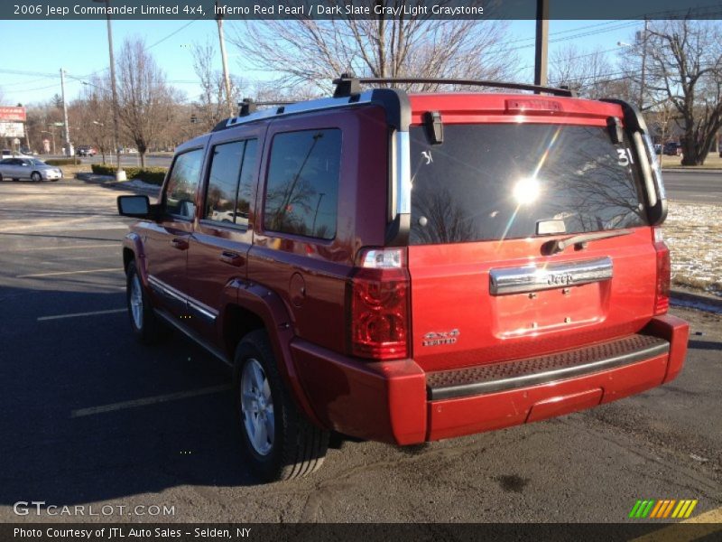 Inferno Red Pearl / Dark Slate Gray/Light Graystone 2006 Jeep Commander Limited 4x4
