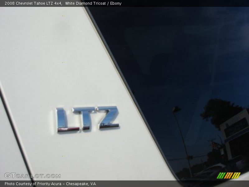 White Diamond Tricoat / Ebony 2008 Chevrolet Tahoe LTZ 4x4