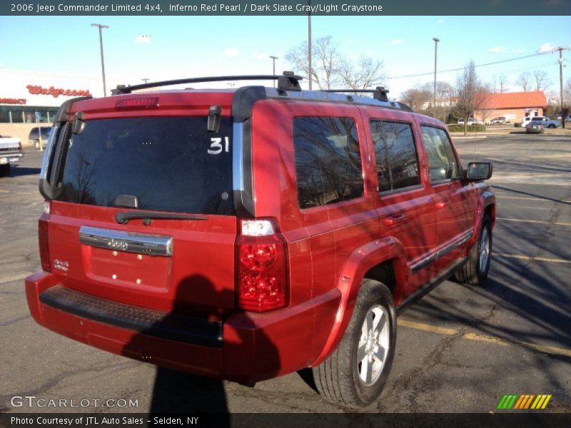 Inferno Red Pearl / Dark Slate Gray/Light Graystone 2006 Jeep Commander Limited 4x4