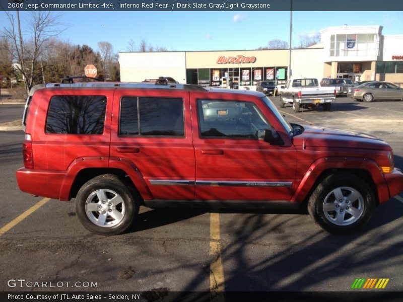 Inferno Red Pearl / Dark Slate Gray/Light Graystone 2006 Jeep Commander Limited 4x4