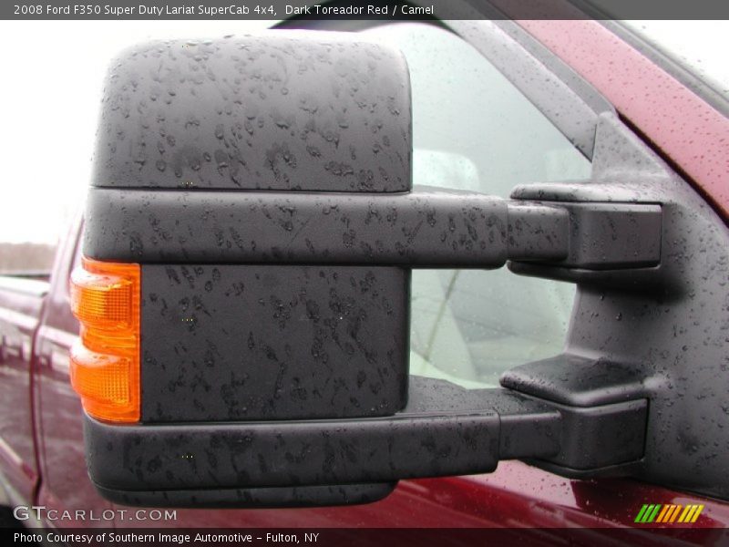 Dark Toreador Red / Camel 2008 Ford F350 Super Duty Lariat SuperCab 4x4