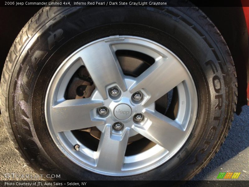 Inferno Red Pearl / Dark Slate Gray/Light Graystone 2006 Jeep Commander Limited 4x4