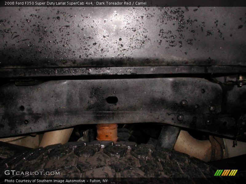 Dark Toreador Red / Camel 2008 Ford F350 Super Duty Lariat SuperCab 4x4