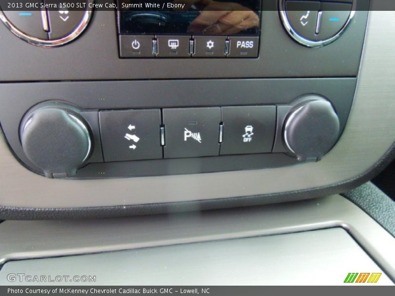 Summit White / Ebony 2013 GMC Sierra 1500 SLT Crew Cab