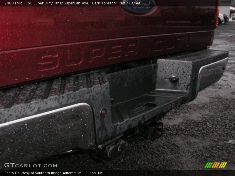 Dark Toreador Red / Camel 2008 Ford F350 Super Duty Lariat SuperCab 4x4