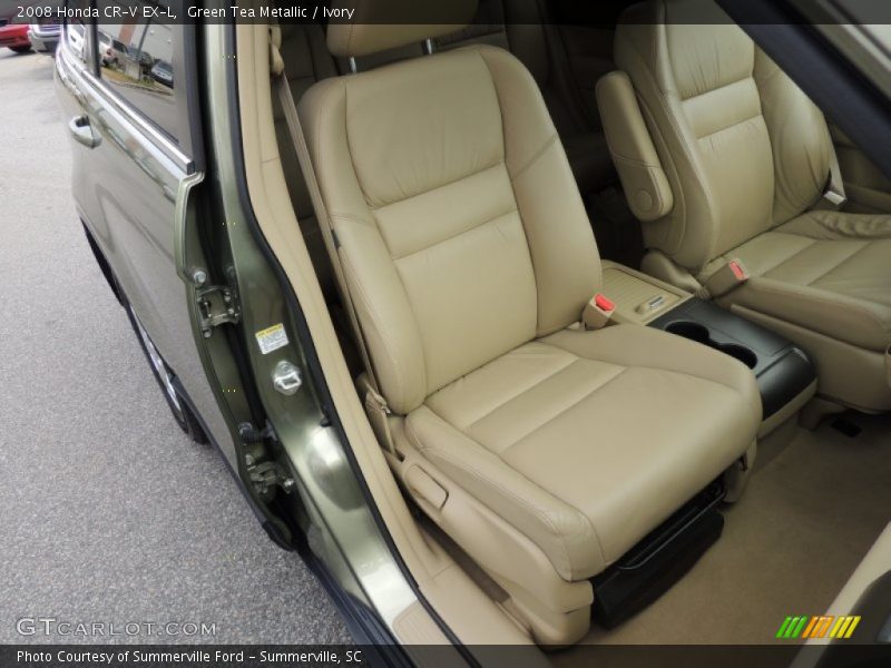 Green Tea Metallic / Ivory 2008 Honda CR-V EX-L