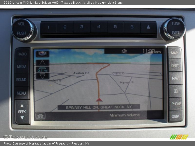 Navigation of 2010 MKX Limited Edition AWD