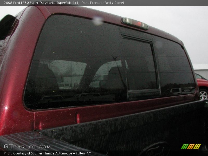 Dark Toreador Red / Camel 2008 Ford F350 Super Duty Lariat SuperCab 4x4