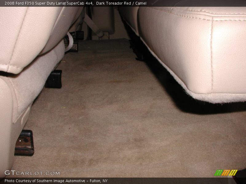 Dark Toreador Red / Camel 2008 Ford F350 Super Duty Lariat SuperCab 4x4