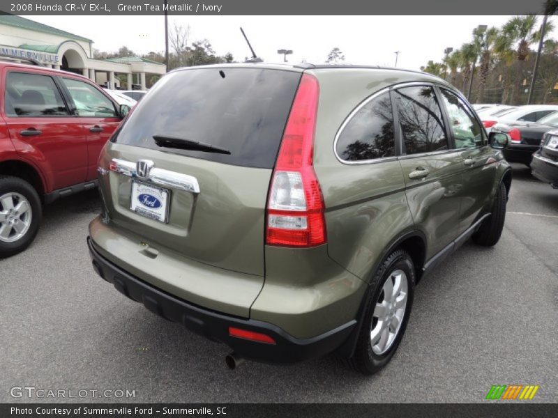 Green Tea Metallic / Ivory 2008 Honda CR-V EX-L