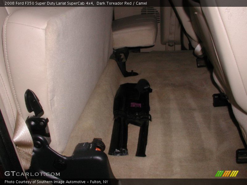 Dark Toreador Red / Camel 2008 Ford F350 Super Duty Lariat SuperCab 4x4