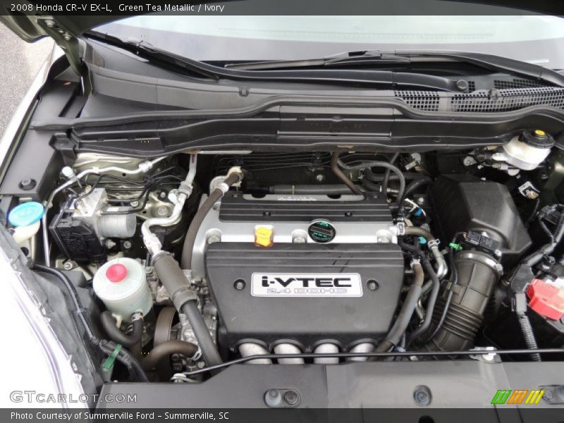 Green Tea Metallic / Ivory 2008 Honda CR-V EX-L