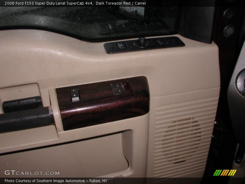 Dark Toreador Red / Camel 2008 Ford F350 Super Duty Lariat SuperCab 4x4
