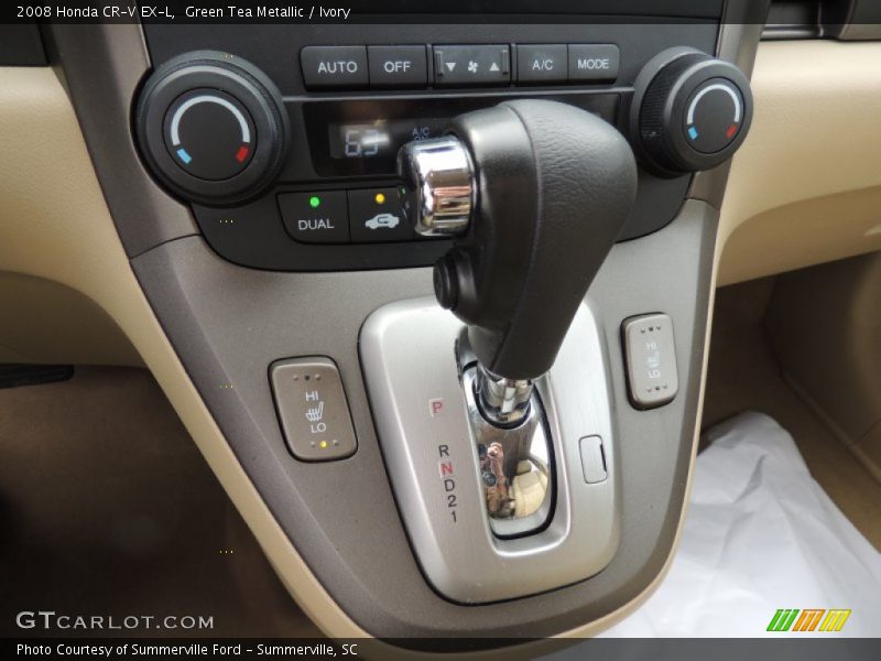 Green Tea Metallic / Ivory 2008 Honda CR-V EX-L