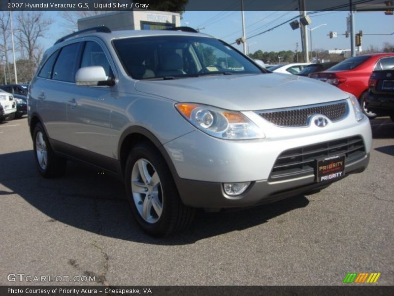 Liquid Silver / Gray 2007 Hyundai Veracruz GLS