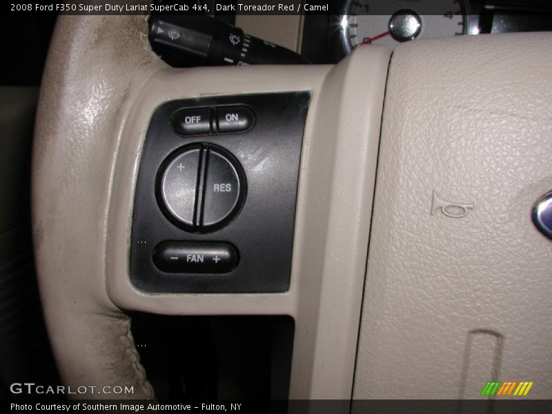 Dark Toreador Red / Camel 2008 Ford F350 Super Duty Lariat SuperCab 4x4