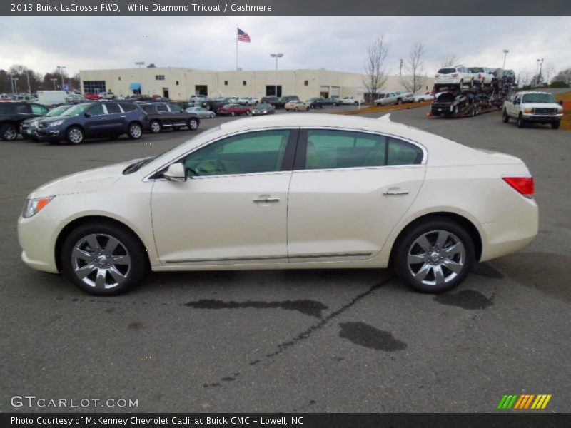 White Diamond Tricoat / Cashmere 2013 Buick LaCrosse FWD