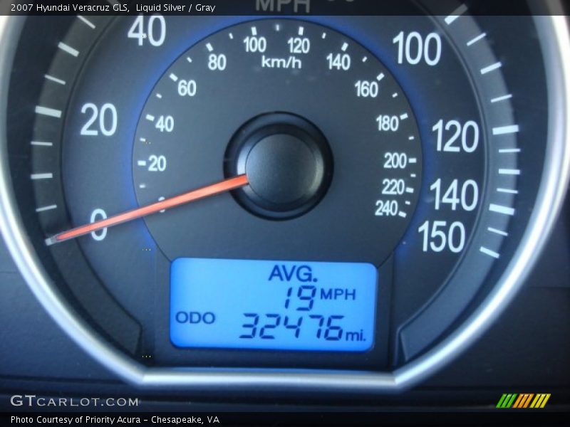 Liquid Silver / Gray 2007 Hyundai Veracruz GLS