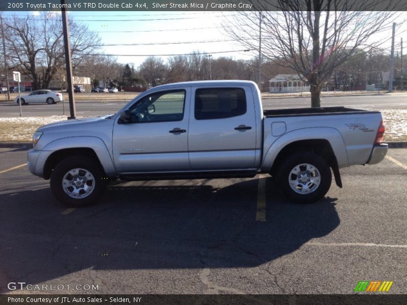 Silver Streak Mica / Graphite Gray 2005 Toyota Tacoma V6 TRD Double Cab 4x4