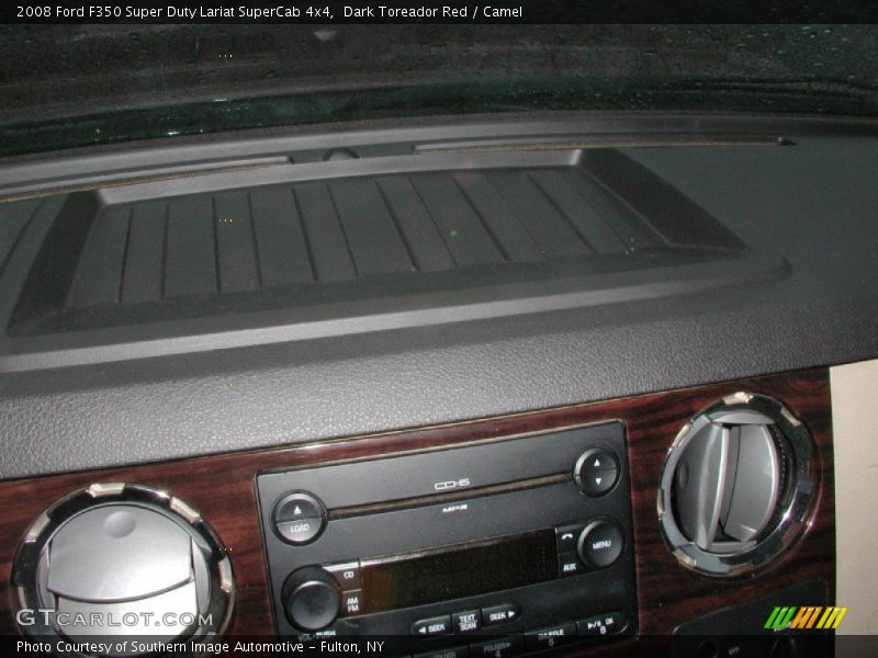 Dark Toreador Red / Camel 2008 Ford F350 Super Duty Lariat SuperCab 4x4