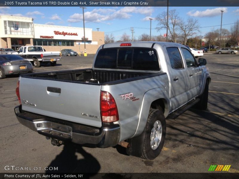 Silver Streak Mica / Graphite Gray 2005 Toyota Tacoma V6 TRD Double Cab 4x4