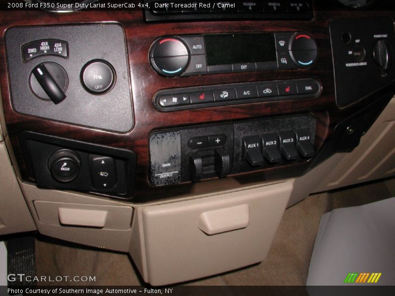Dark Toreador Red / Camel 2008 Ford F350 Super Duty Lariat SuperCab 4x4