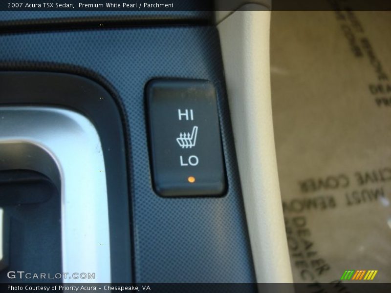 Premium White Pearl / Parchment 2007 Acura TSX Sedan