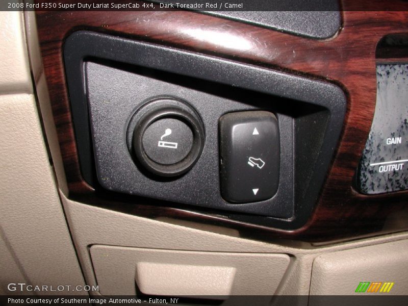 Dark Toreador Red / Camel 2008 Ford F350 Super Duty Lariat SuperCab 4x4