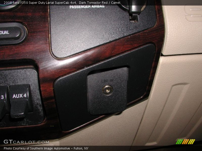 Dark Toreador Red / Camel 2008 Ford F350 Super Duty Lariat SuperCab 4x4