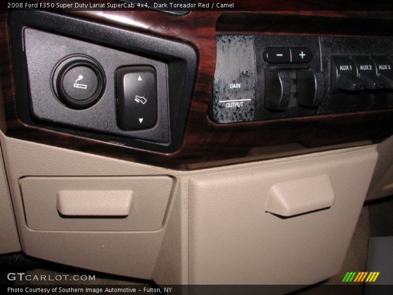 Dark Toreador Red / Camel 2008 Ford F350 Super Duty Lariat SuperCab 4x4